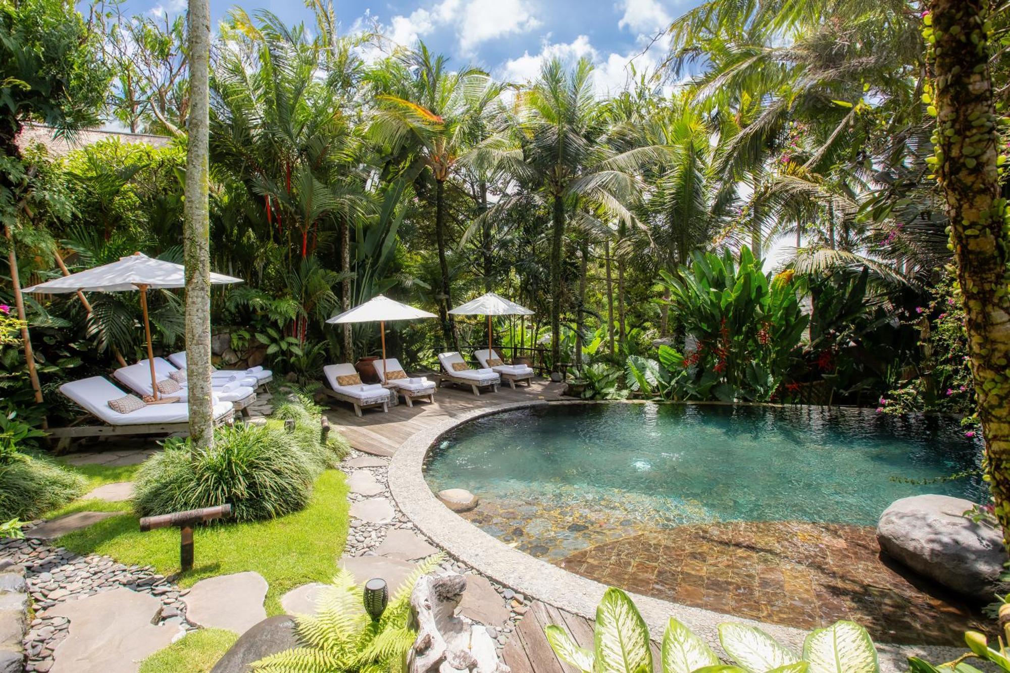 Stone House Hotell Ubud Exteriör bild